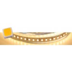 Tira LED Flexible 24V 26W/mt 240 Led/mt SMD 2835 IP20 Blanco Cálido, Serie Profesional, rollo 50 mts Tira LED Flexible 24V 26W/mt 240 Led/mt SMD 2835 IP20 Blanco Cálido, Serie Profesional, rollo 50 mts